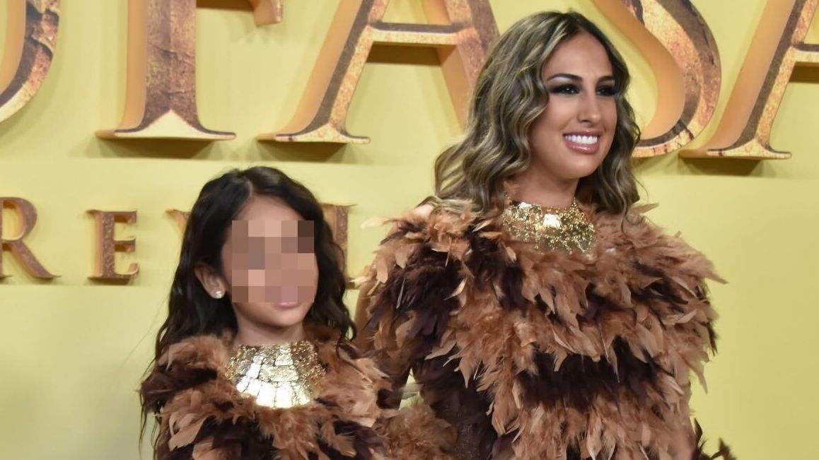 Noemí Salazar y su hija, sus looks en la premier de Mufasa replicando a Beyoncé y Blue Ivy