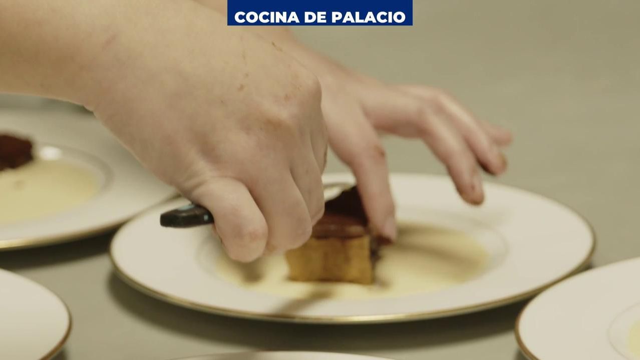 Tarta de chocolate fundido de postre