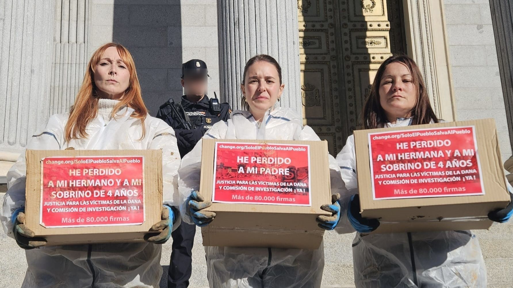 Víctimas de la DANA piden justicia en el Congreso por los muertos de la catástrofe