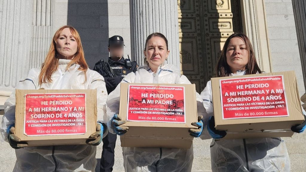 Víctimas de la DANA piden justicia en el Congreso por los muertos de la catástrofe