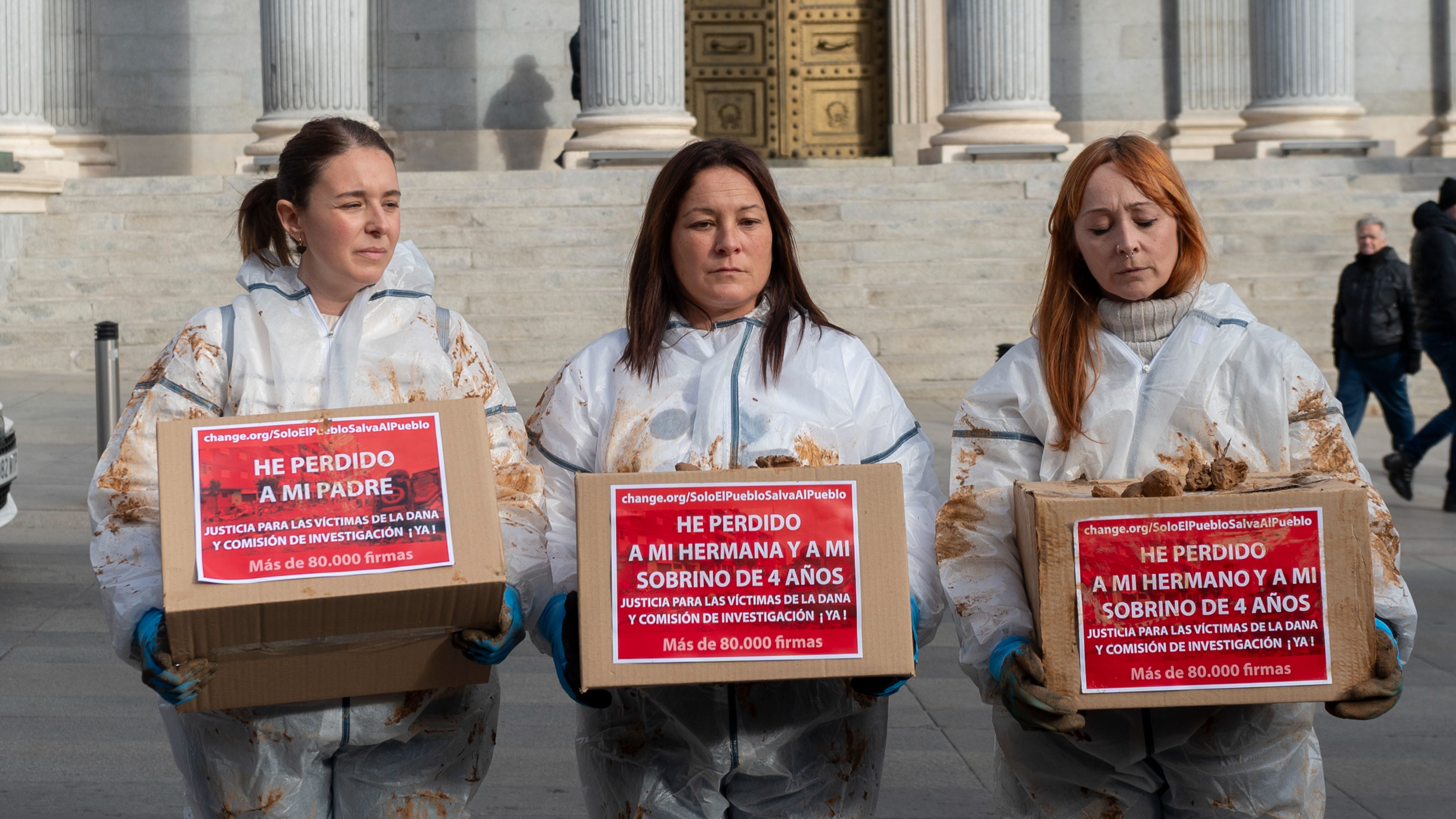 Víctimas de la DANA piden justicia en el Congreso por los muertos de la catástrofe