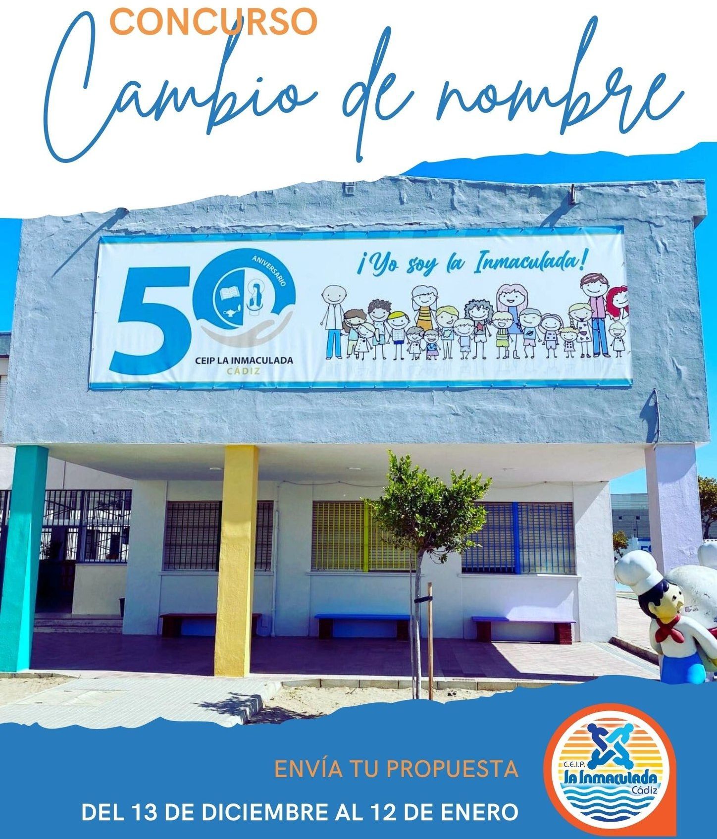 El CEIP La Inmaculada busca cambiar su nombre actual