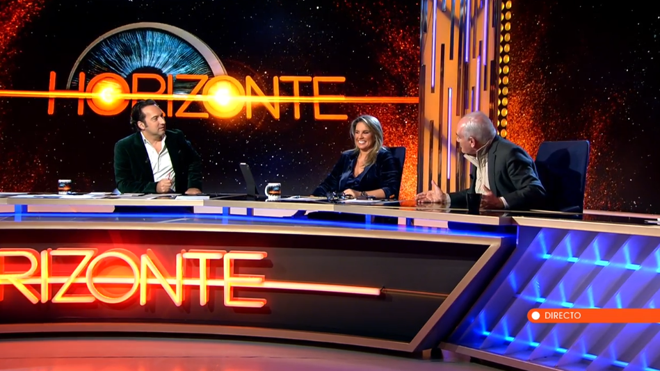 El doctor José Cabrera, junto a Iker Jiménez y Carmen Porter, en 'Horizonte'