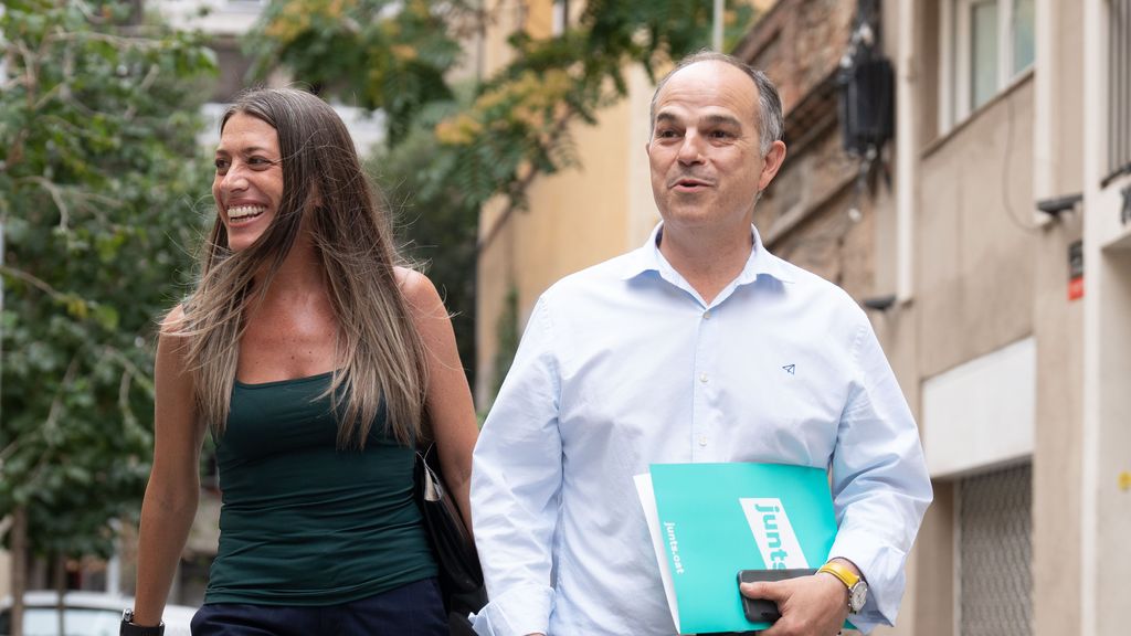 Jordi Turull y Miriam Nogueras, del partido catalán Junts, se han reunido este viernes con el PSOE en Suiza