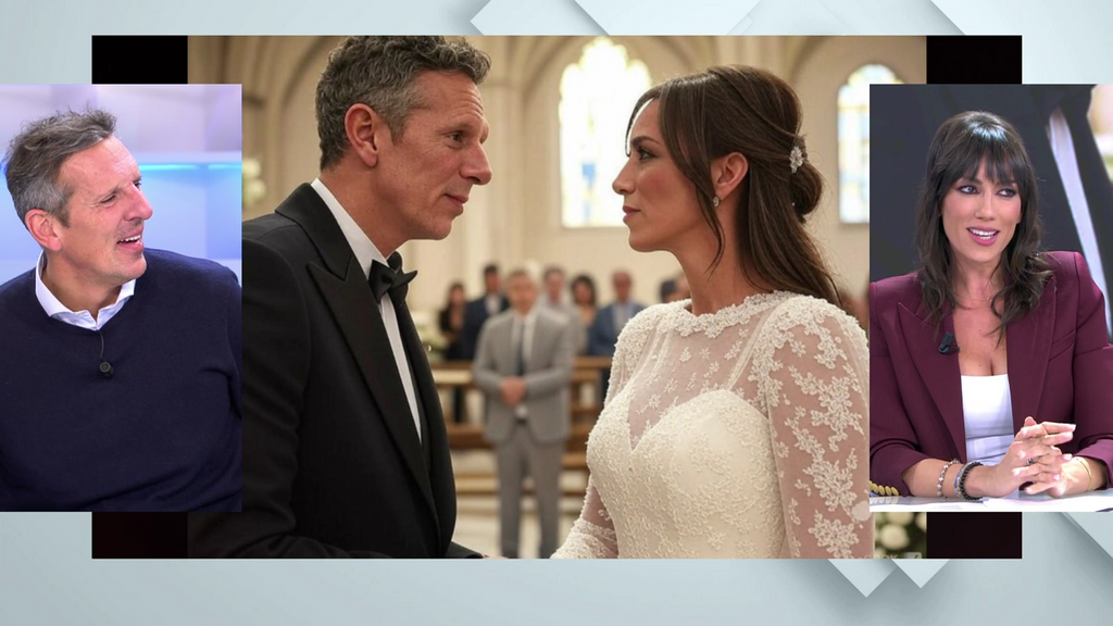 Patricia Pardo y Joaquín Prat reaccionan a su foto de boda: "Es impresionante"