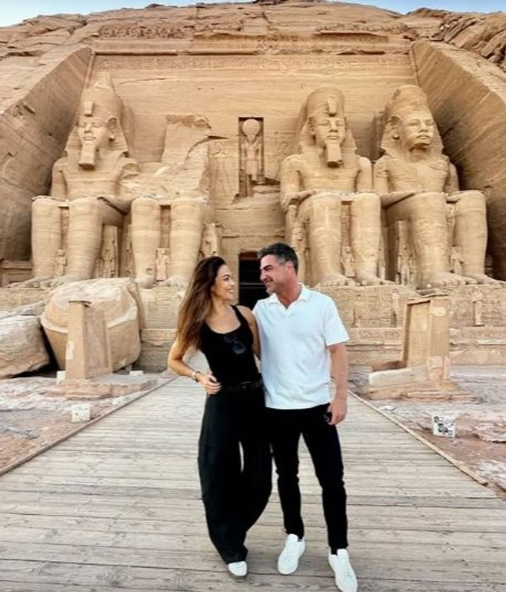 Perico y Lara en Egipto.