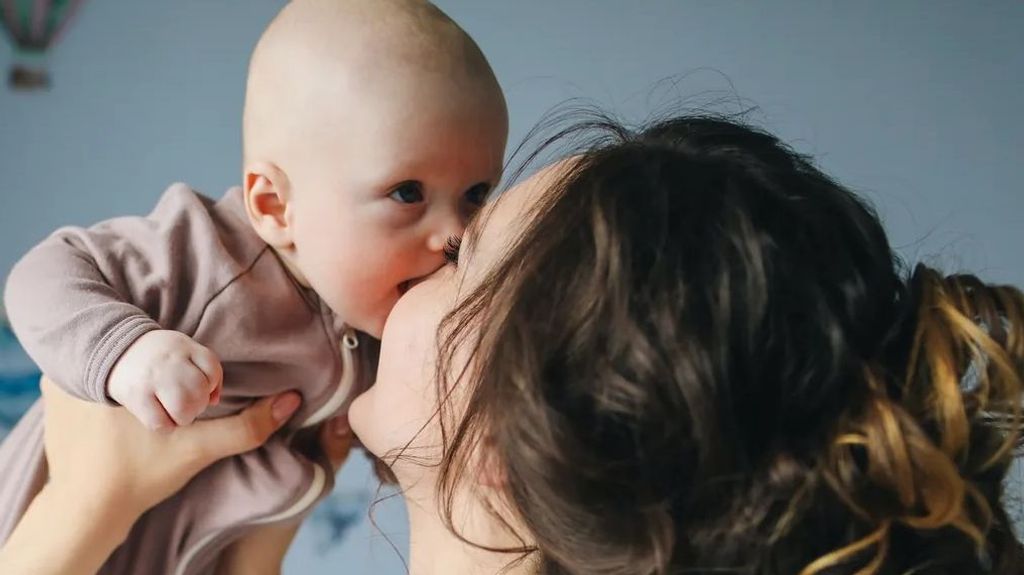 Una madre con su bebé