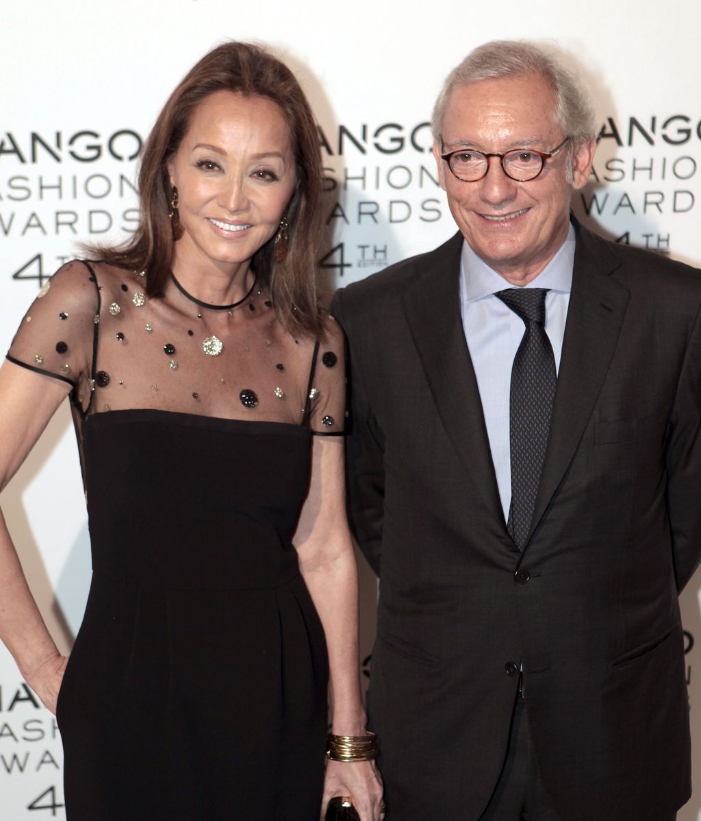 Isak Andic junto a Isabel Preysler