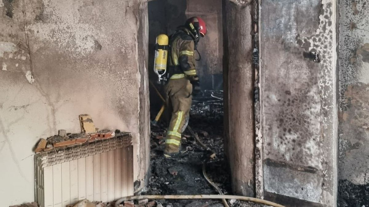 Muere una mujer en un incendio en su vivienda en Teruel