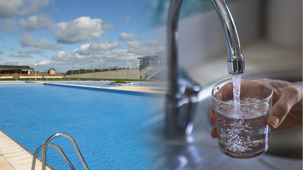 El color del agua: en una piscina, mar o vaso