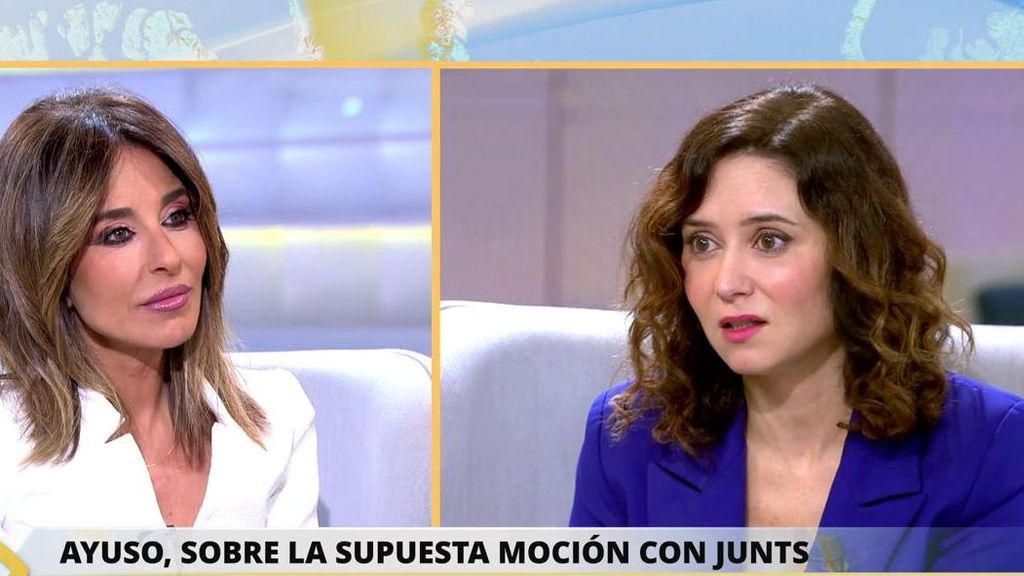 Ayuso, sobre la supuesta moción con Junts: "El cambio en España es urgente, pero el nacionalismo es tóxico"