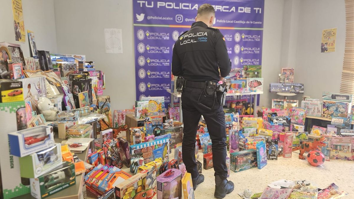 Juguetes recaudados hasta el momento en la campaña navideña de la Policía Local