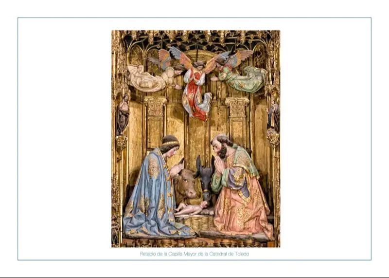 La felicitación de los reyes eméritos: el frontal