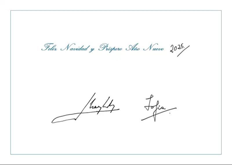 La felicitación de los reyes eméritos: el reverso
