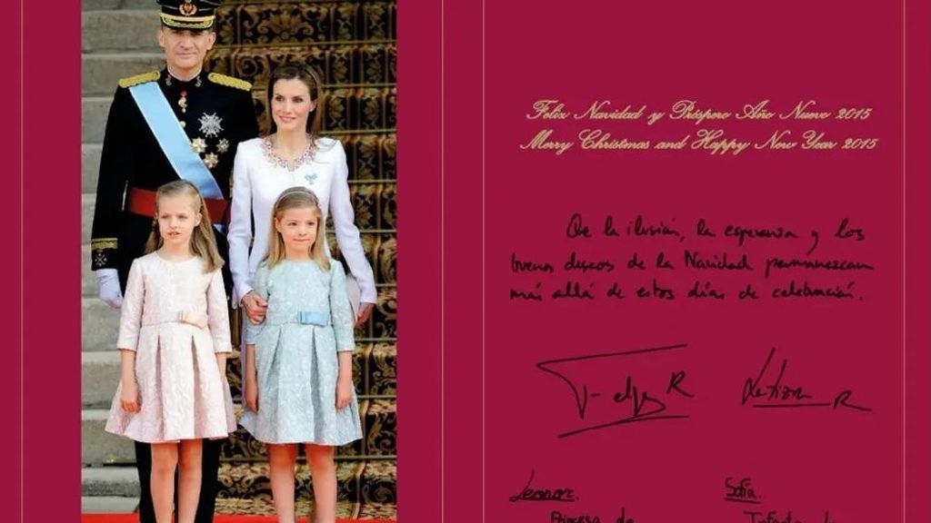 Primera felicitación de Felipe y Letizia como reyes