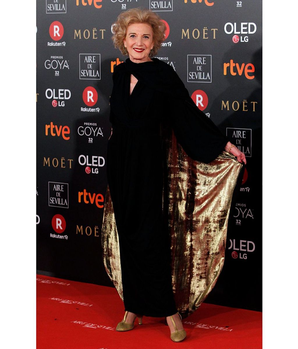 Alfombra roja de la 32 gala de los premios Goya de cine. (Photo: Jose Cuesta/261/Cordon Press).Marisa ParedesCordon Press