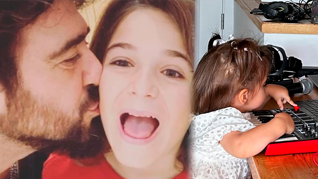 Así son Jan y Antonella, los dos hijos de Antonio Orozco (Fotomontaje con imágenes de Instagram: @antoniorozco10)