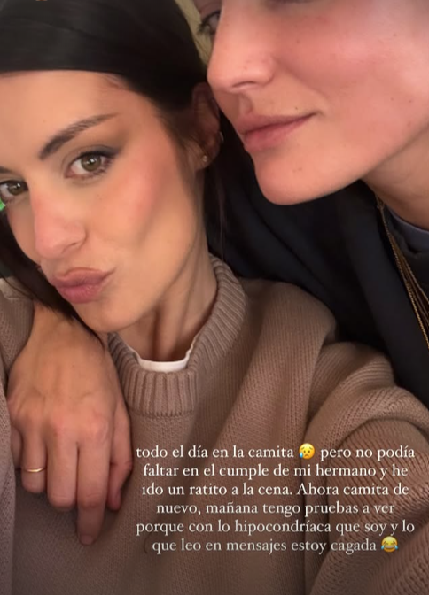 Dulceida relata el motivo por el que ha acudido a urgencias