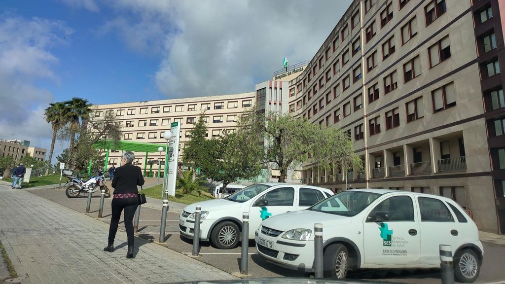 Fachada del hospital de Mérida, Badajoz