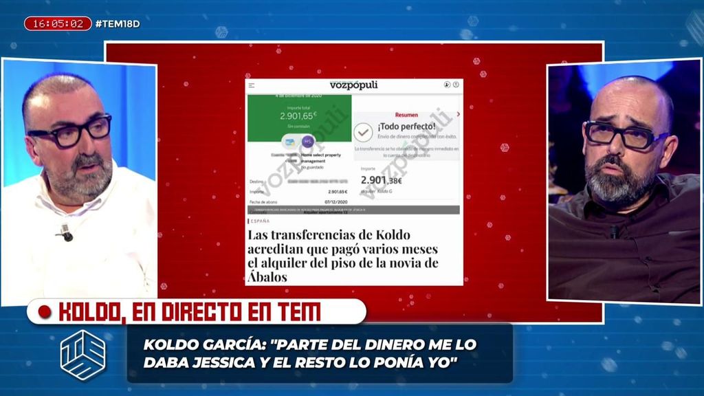 Koldo García, firme sobre el alquiler de Jéssica: "Lo pagué porque era mi amiga y de manera legal"