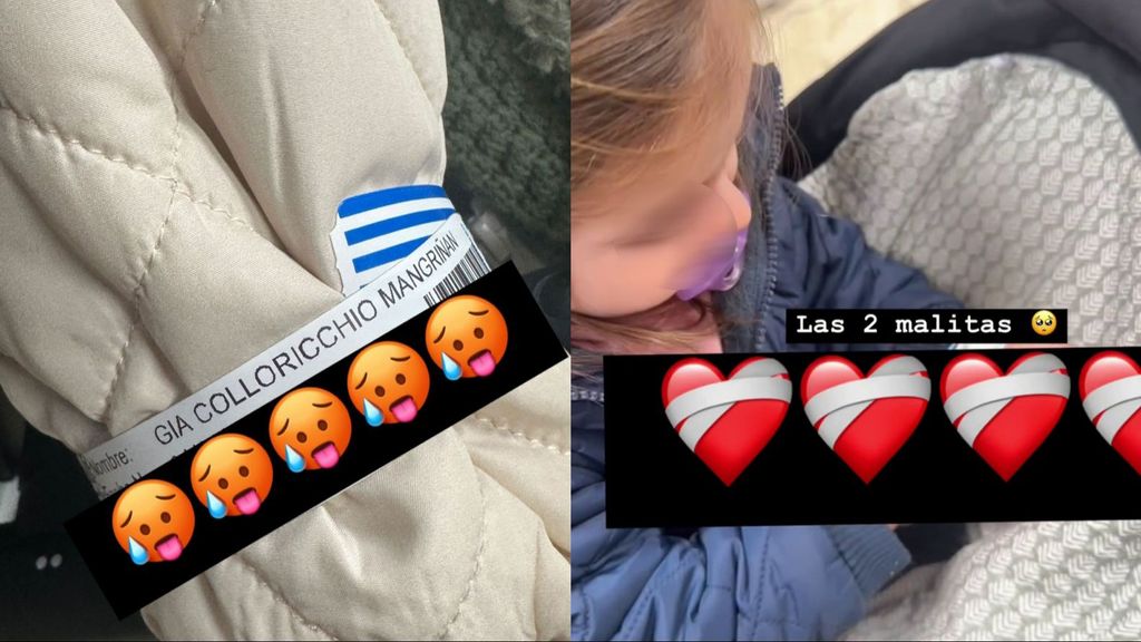 La imagen de las hijas de Violeta y Fabio en el hospital