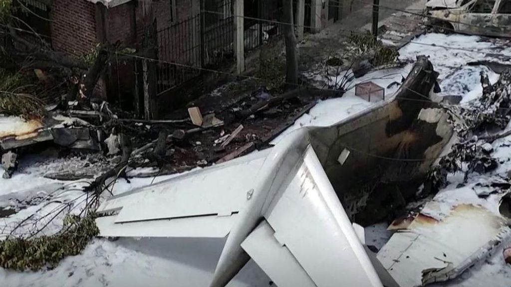 Avión accidente Buenos Aires