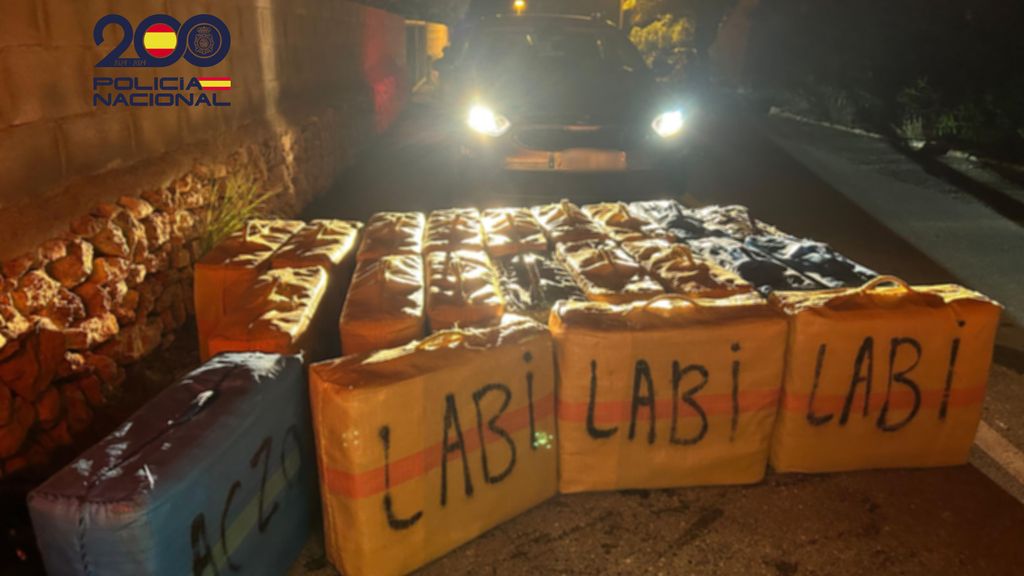 Detenidos tres narcotraficantes con 845 kilos de hachís en Tarragona