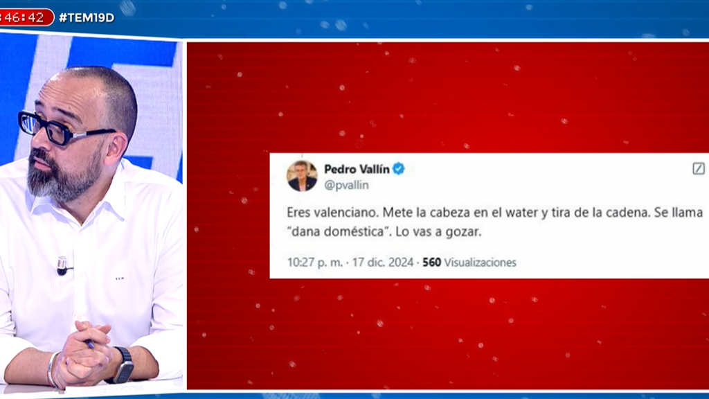 El tweet de Pedro Vallín