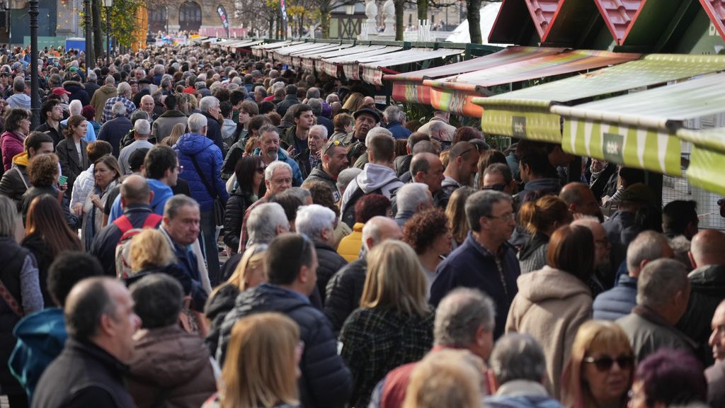 Imagen de la Feria de San Tomás en Bilbao