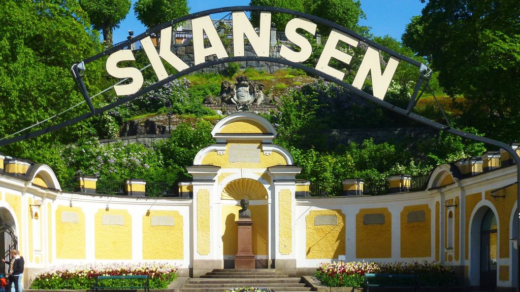 La entrada de Skansen