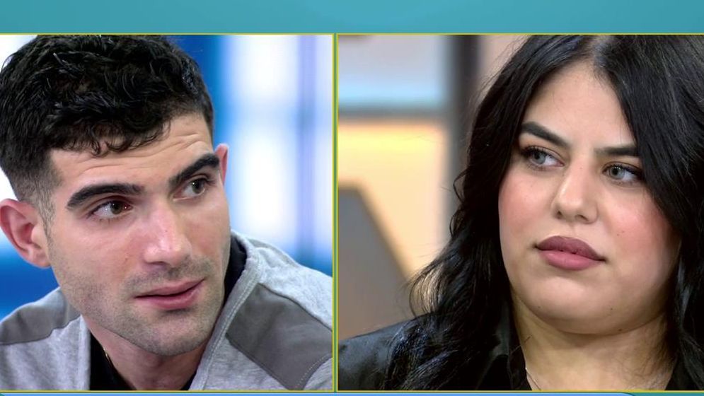 La pareja se reencuentra en plató