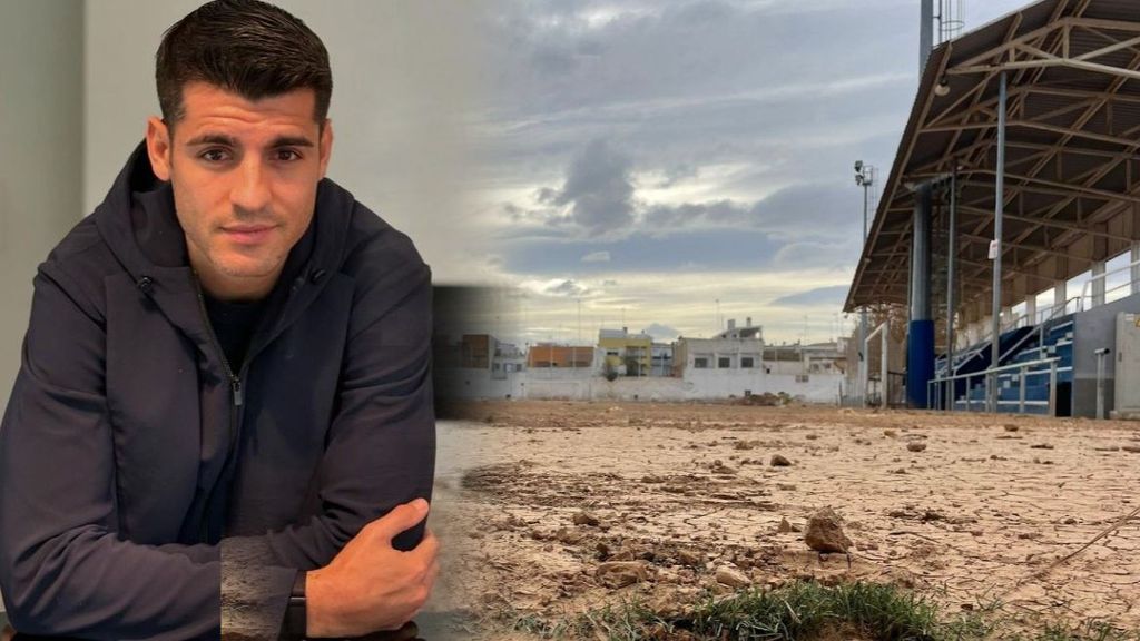 Álvaro Morata pagará la reconstrucción del campo de fútbol de Aldaia destruido por la DANA