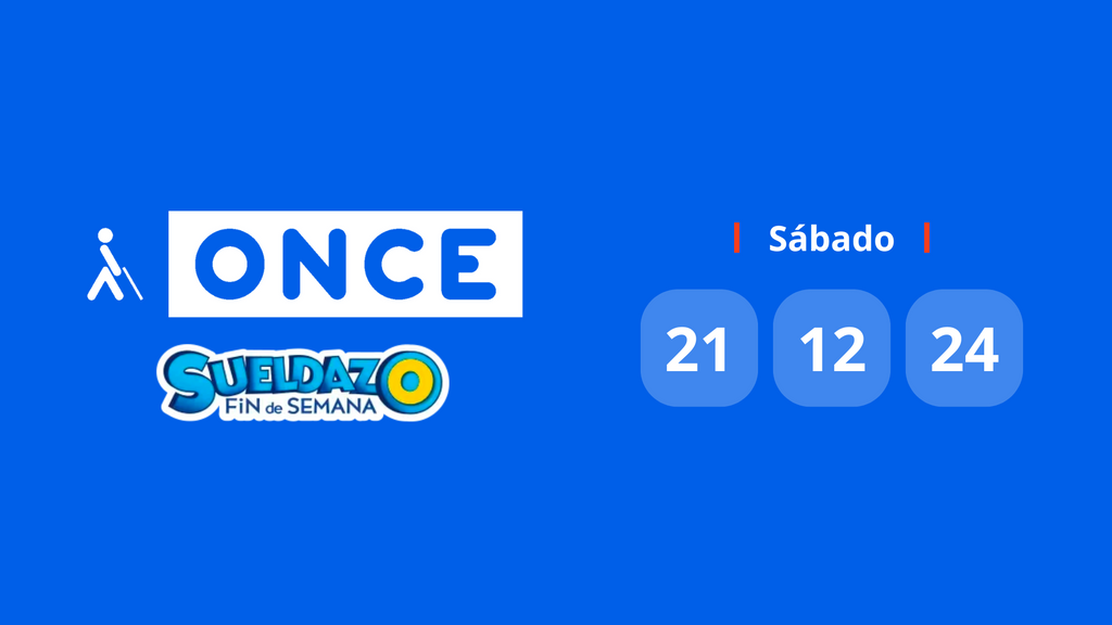 Resultado Sueldazo de la ONCE: comprobar el número premiado hoy sábado 21 de diciembre de 2024