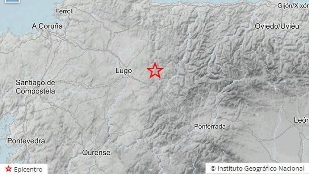 Terremoto con epicentro en Baleira, Lugo