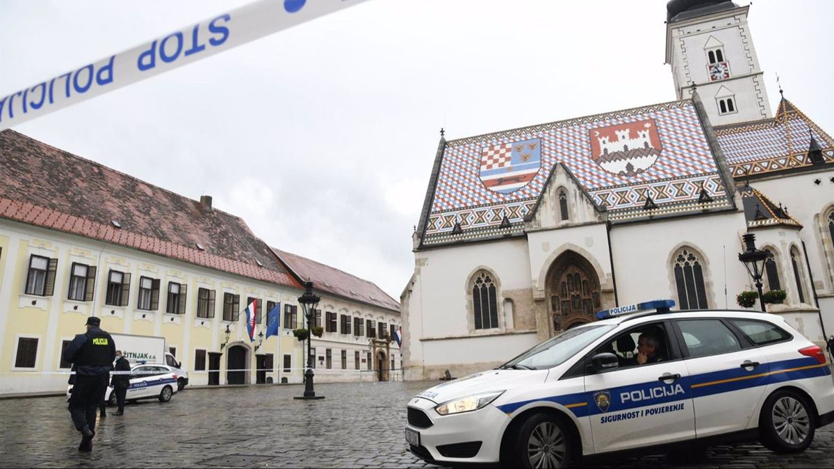 Imagen de archivo de la Policía de Zagreb (Croacia)