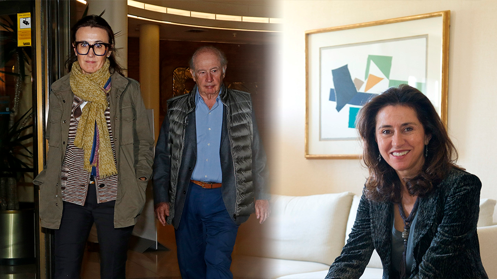 Rodrigo Rato pasó por el altar en dos ocasiones: las dos mujeres con las que se ha casado (Fotomontaje con imágenes de Europa Press)