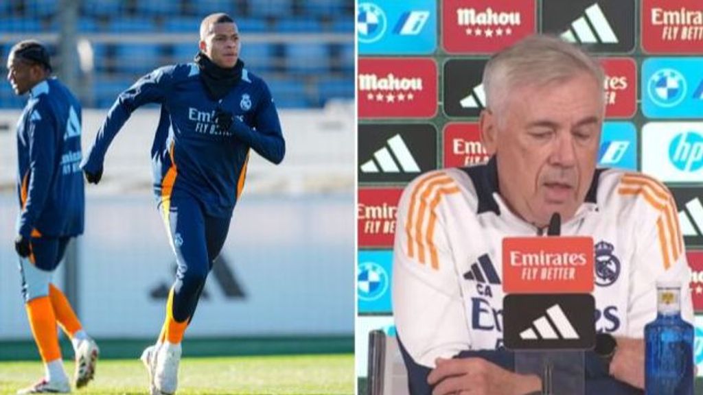 Carlo Ancelotti celebra el buen momento de Kylian Mbappé en el Real Madrid