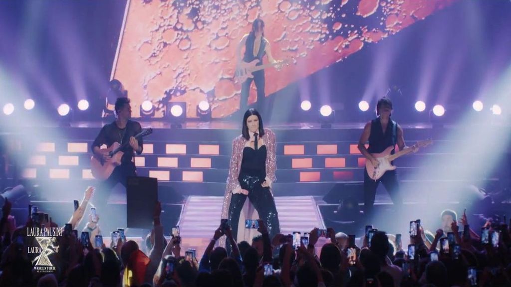 Laura Pausini, en concierto en Telecinco