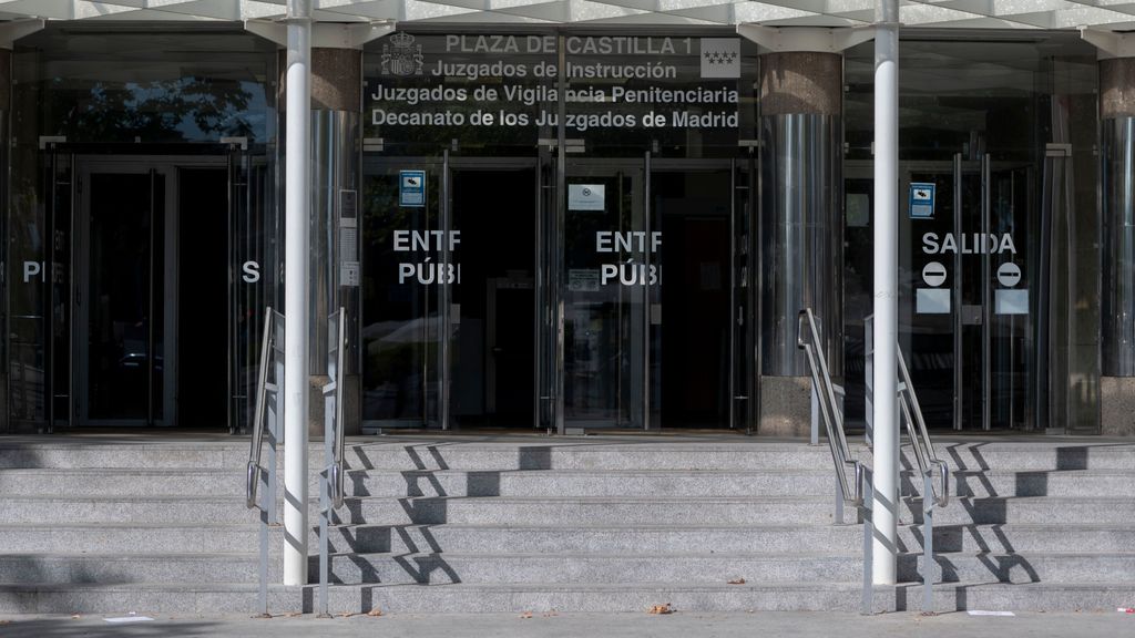 Entrada a los juzgados de Plaza de Castilla