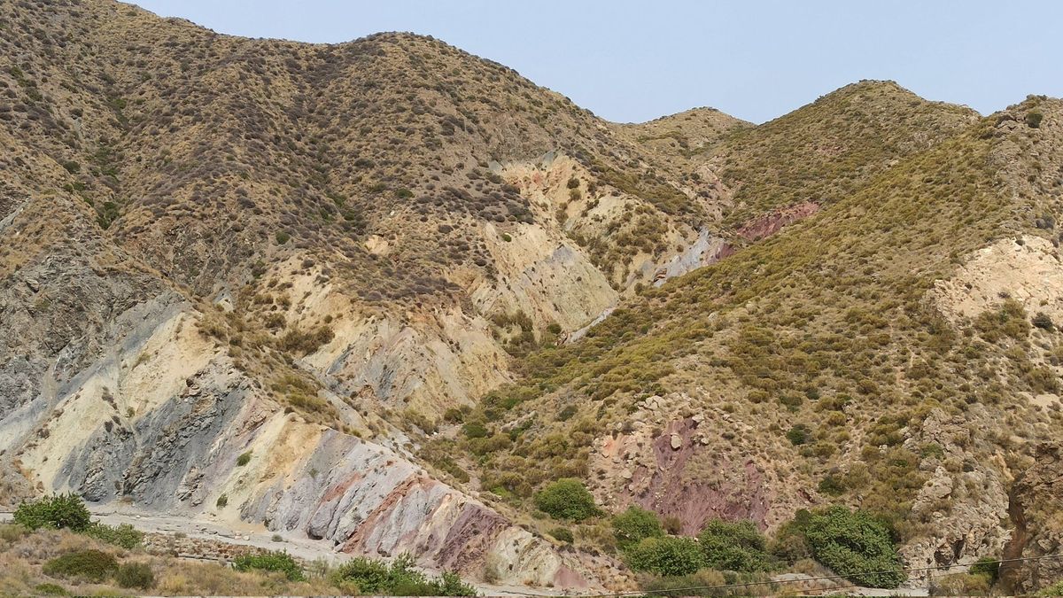 Galla de Carboneras a su paso por la Sierra de Granatilla, en Almería