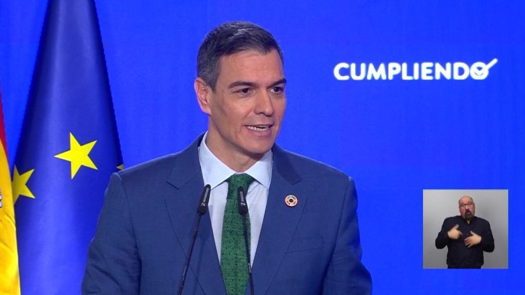 Pedro Sánchez hace balance del año