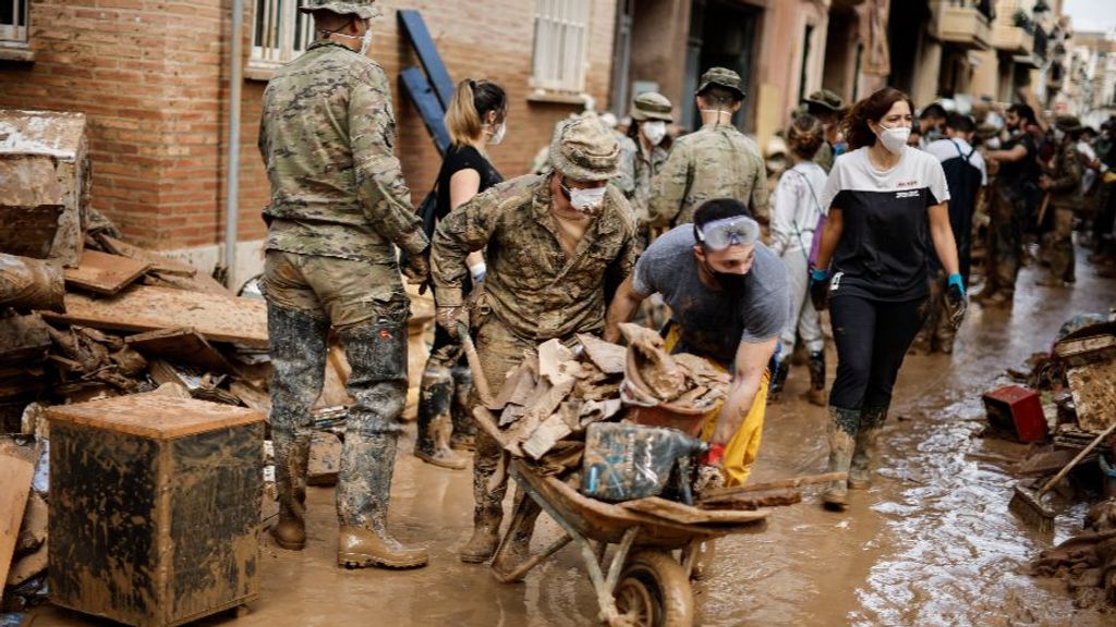 Imagen de las ayudas en la DANA de Valencia