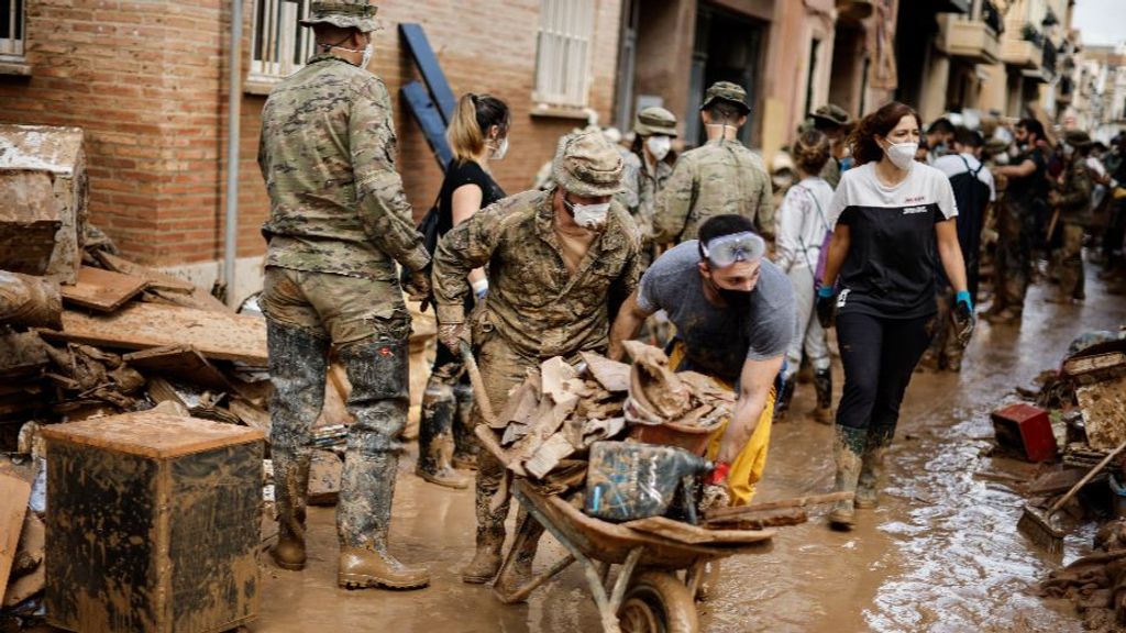 Imagen de las ayudas en la DANA de Valencia