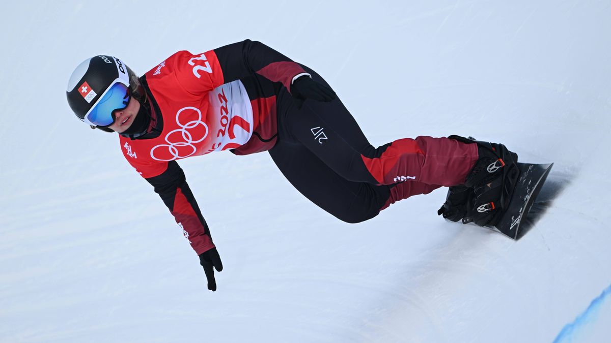 Sophie Hediger, durante su participación en los Juegos Olímpicos de Pekín 2022