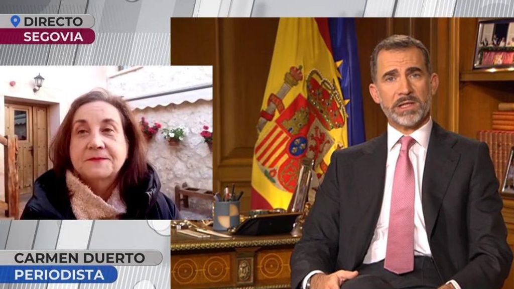 Una periodista experta en Casa Real, sobre el discurso de Navidad del Rey: "No va a ser un mensaje político"