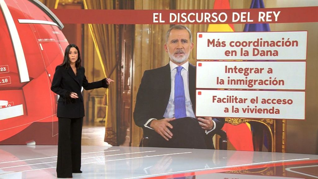 Los principales temas del discurso de Navidad del rey Felipe VI