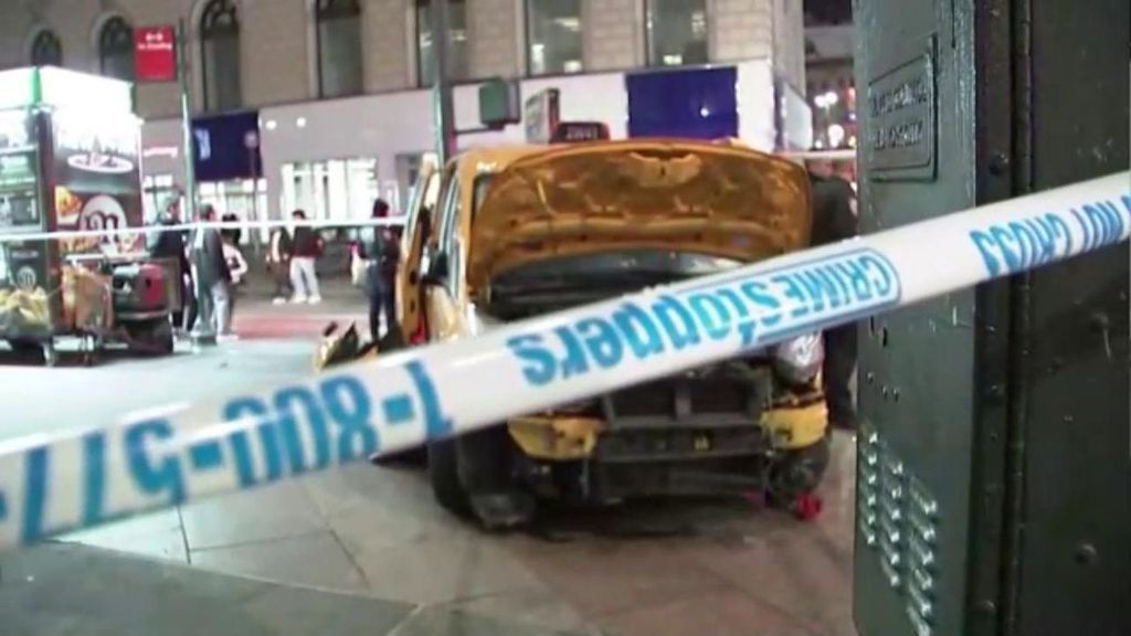 Un taxi arrolla a siete personas en el centro de Nueva York