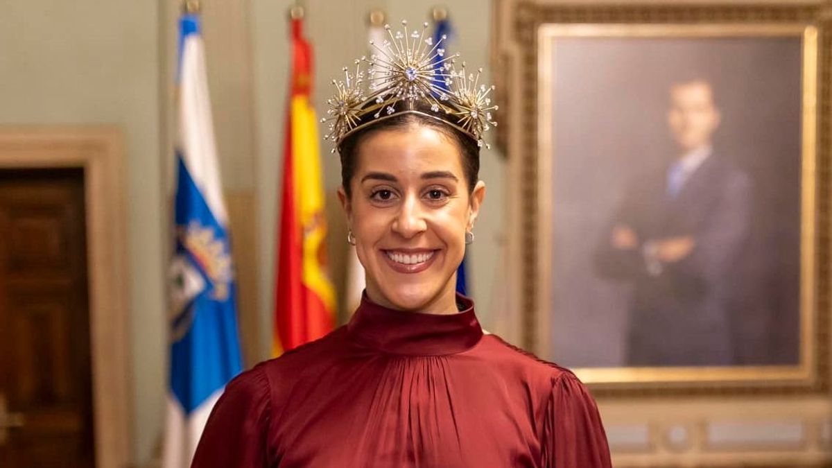 Carolina Marín, con la corona de la 'Estrella de la Ilusión'