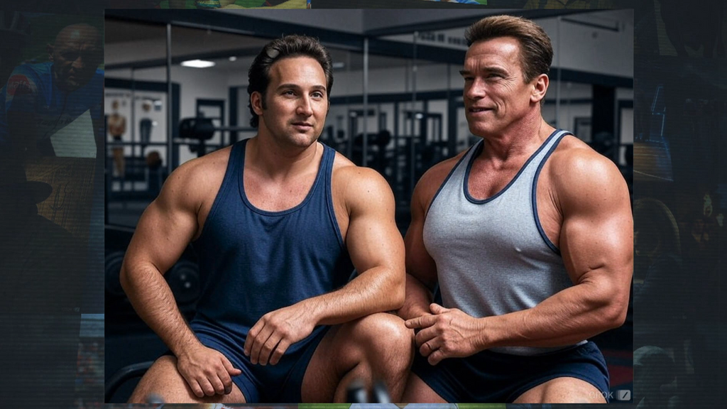 Iker Jiménez, junto a Arnold Schwarzenegger