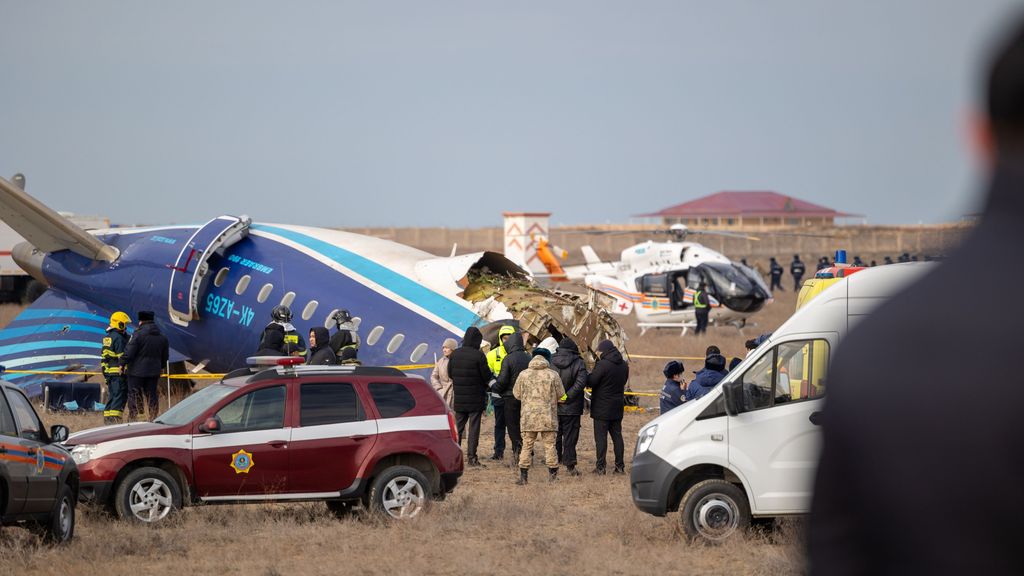 Accidente del avión de Azerbaijan Airlines en Kazajistán.